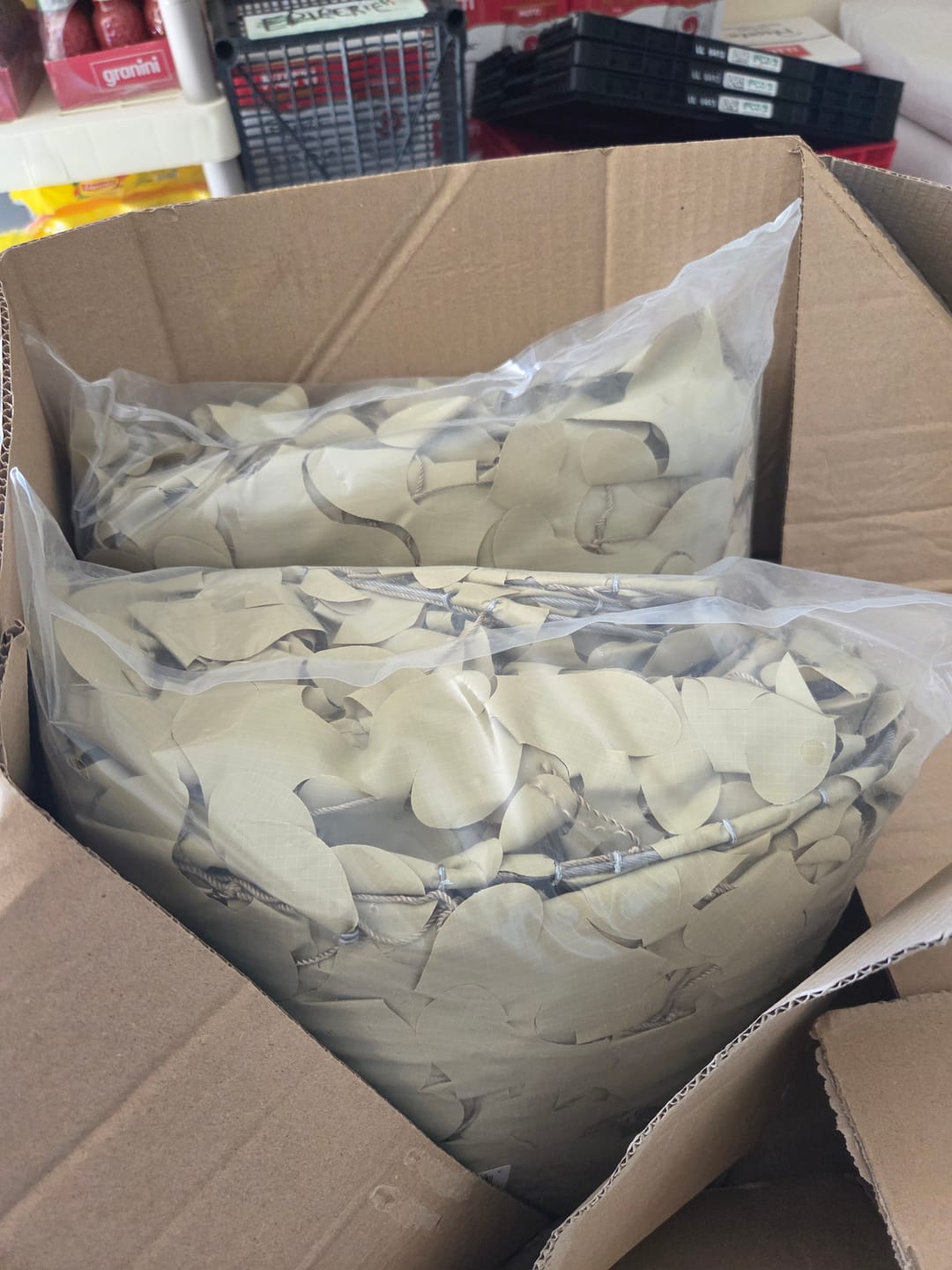 Customer photo review of Filet de camouflage renforcé câble acier