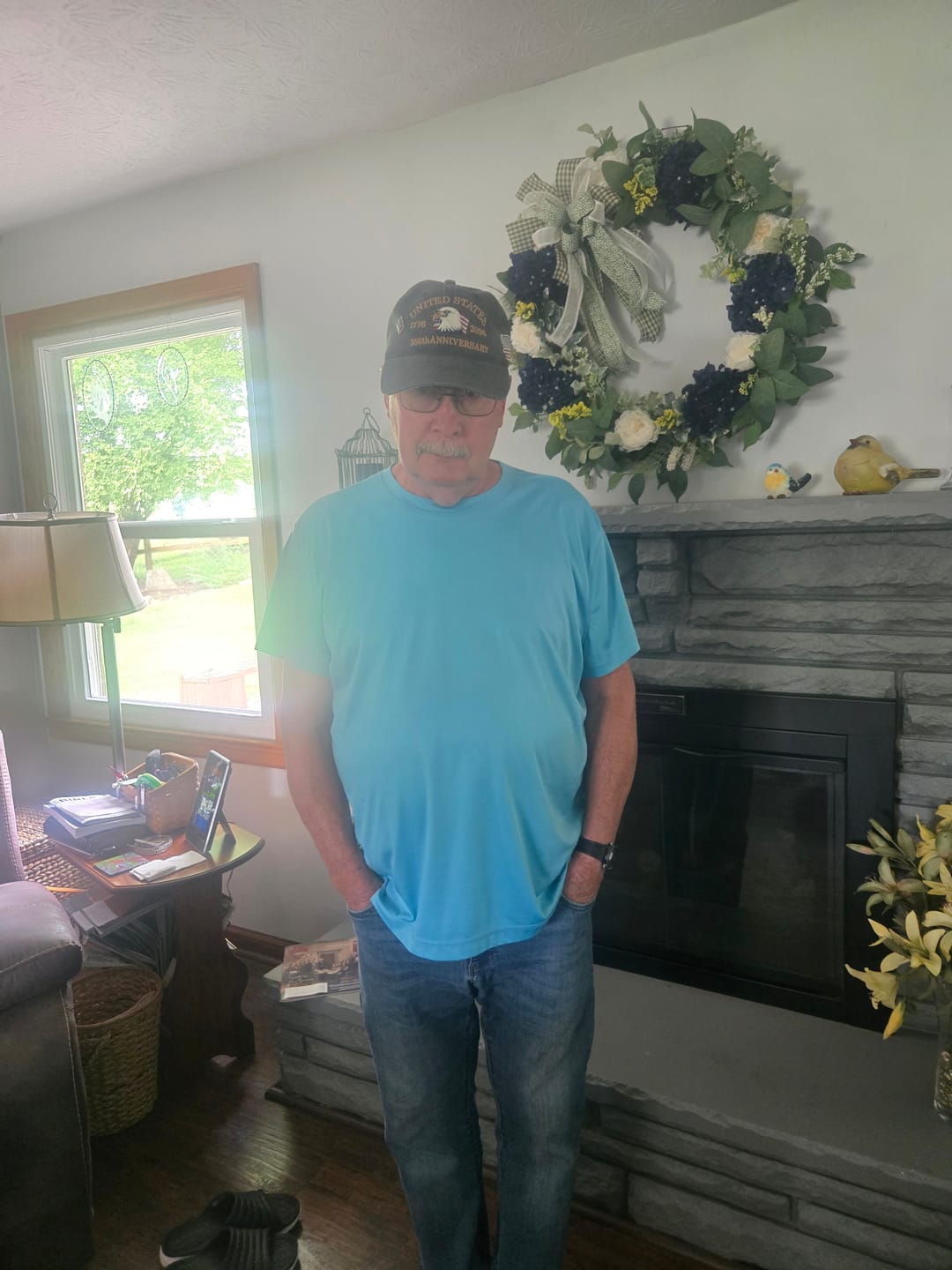 Customer photo review of Exclusive USA 250th Anniversary Eagle Cap (1776–2026) —  Embroidered