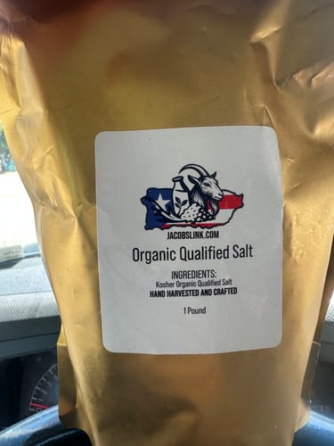 Customer photo review of Hand Harvested / Organic Qualified Salt