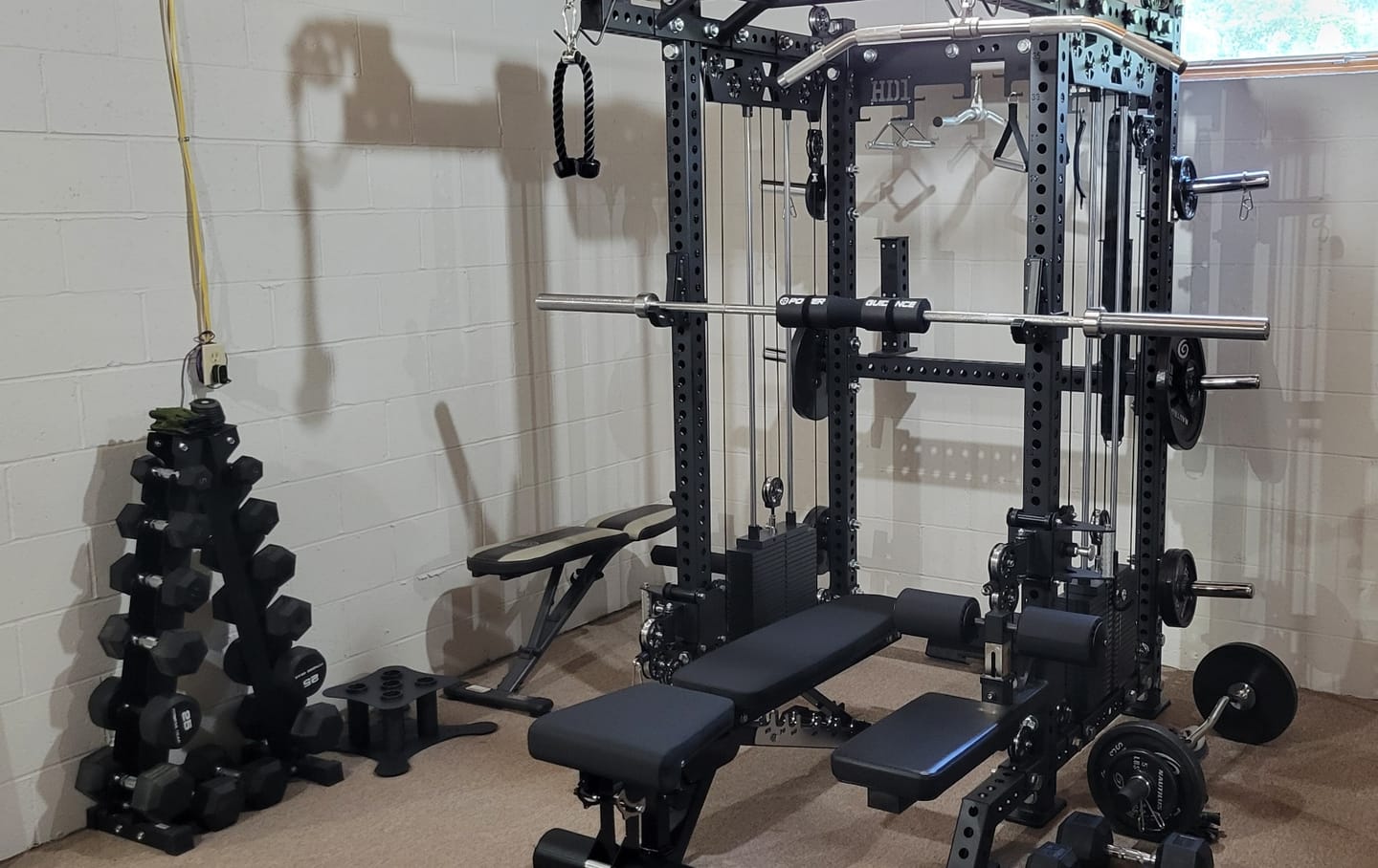 Customer photo review of HD1 Squat Rack Functional Trainer