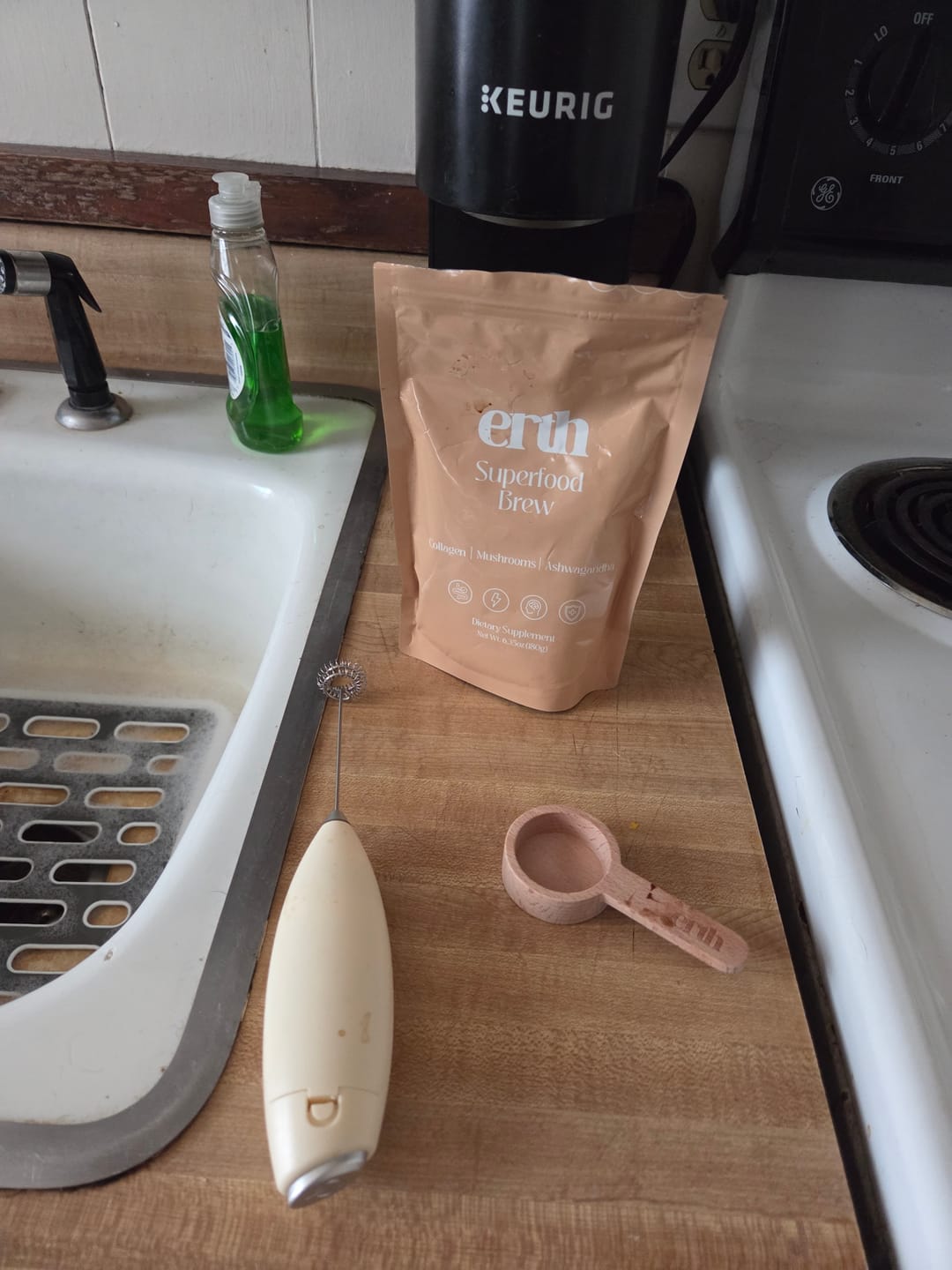 Customer photo review of Superfood Brew 1 Month Supply