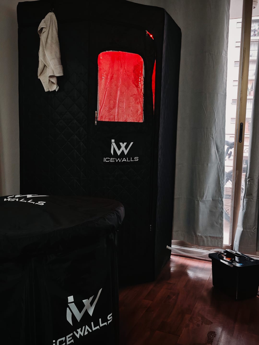 Customer photo review of Sauna Portátil 3.0 + Tina de Hielo Pro