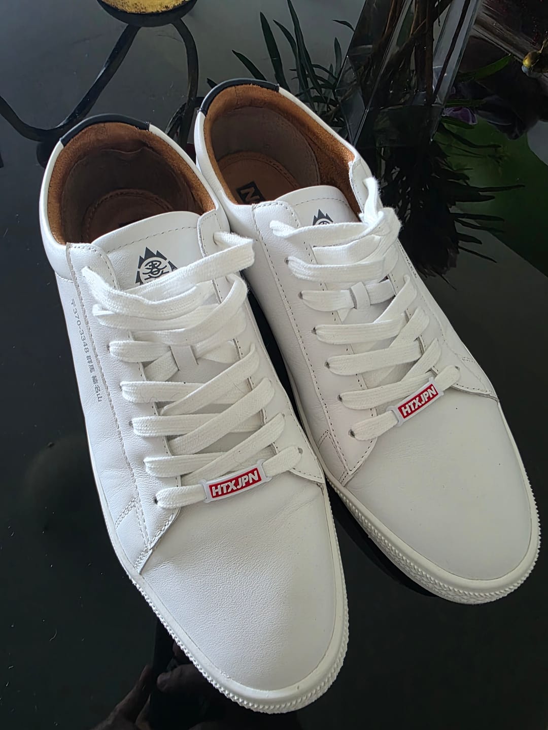 Customer photo review of HTXJPN Gunma White Sneakers
