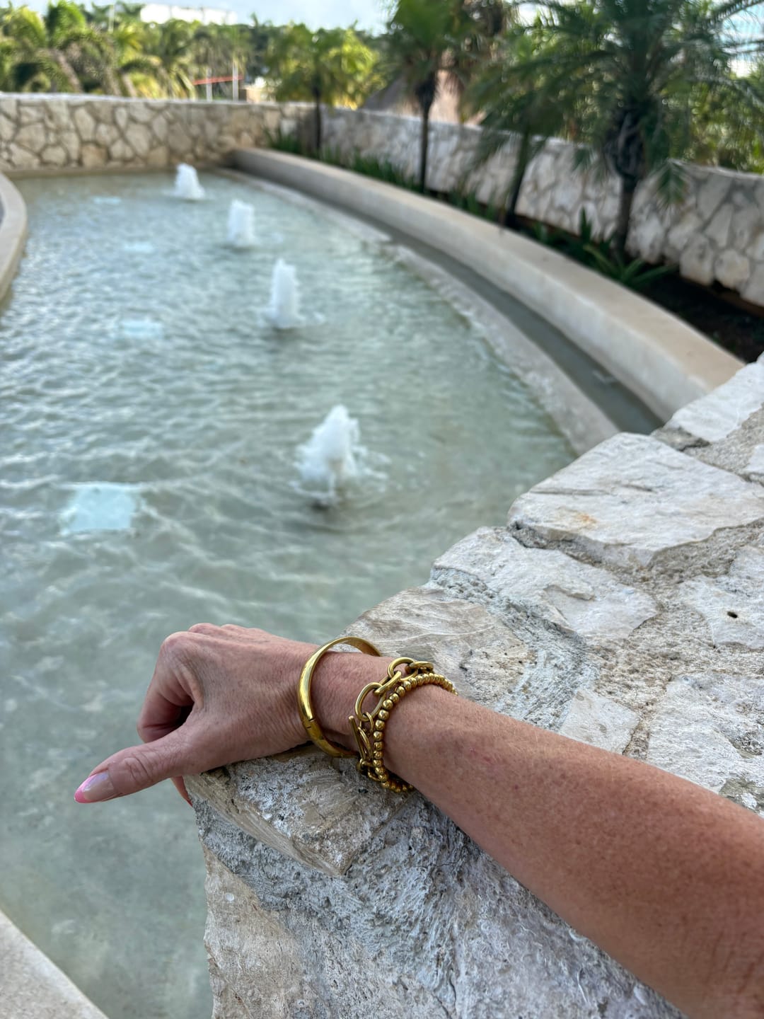 Customer photo review of Ibiza Chunky Bangle