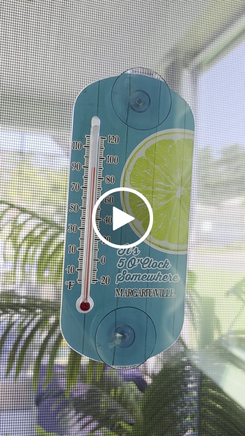 Customer video review of 8" Suction Capillary Thermometer - 5 o'Clock Somewhere