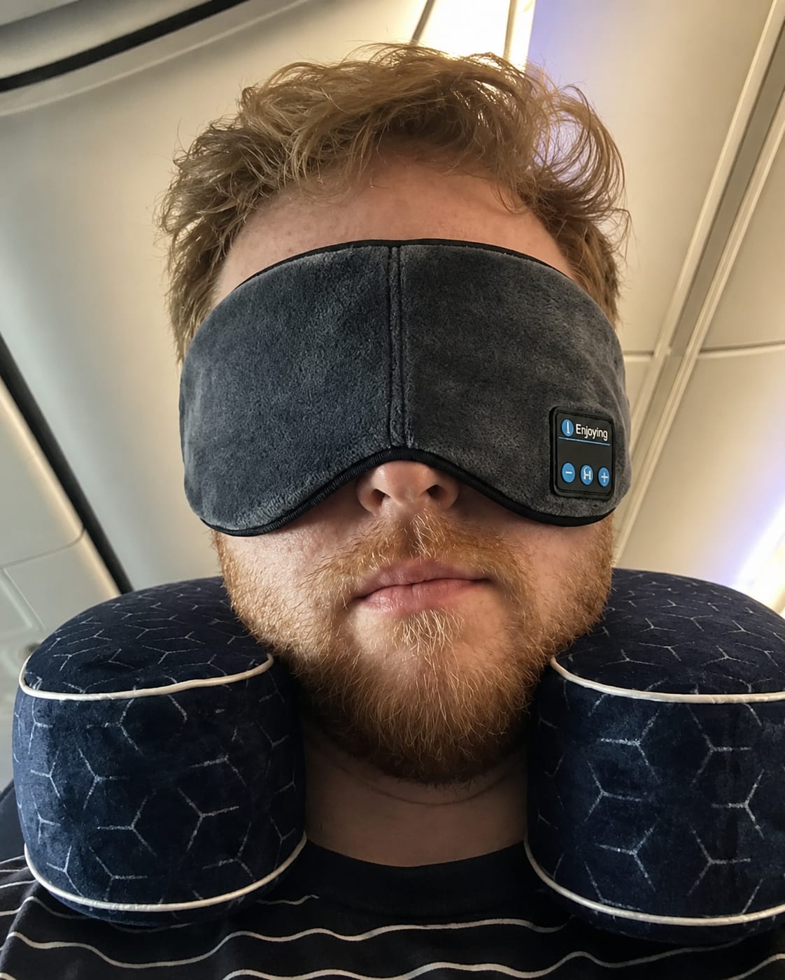 Customer photo review of Antifaz Bluetooth Premium Somnia Sleepmask®