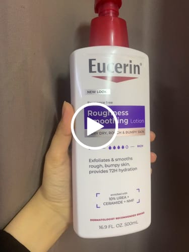 Customer video review of لوشن تخفيف الخشونة من يوسيرين - 500مل