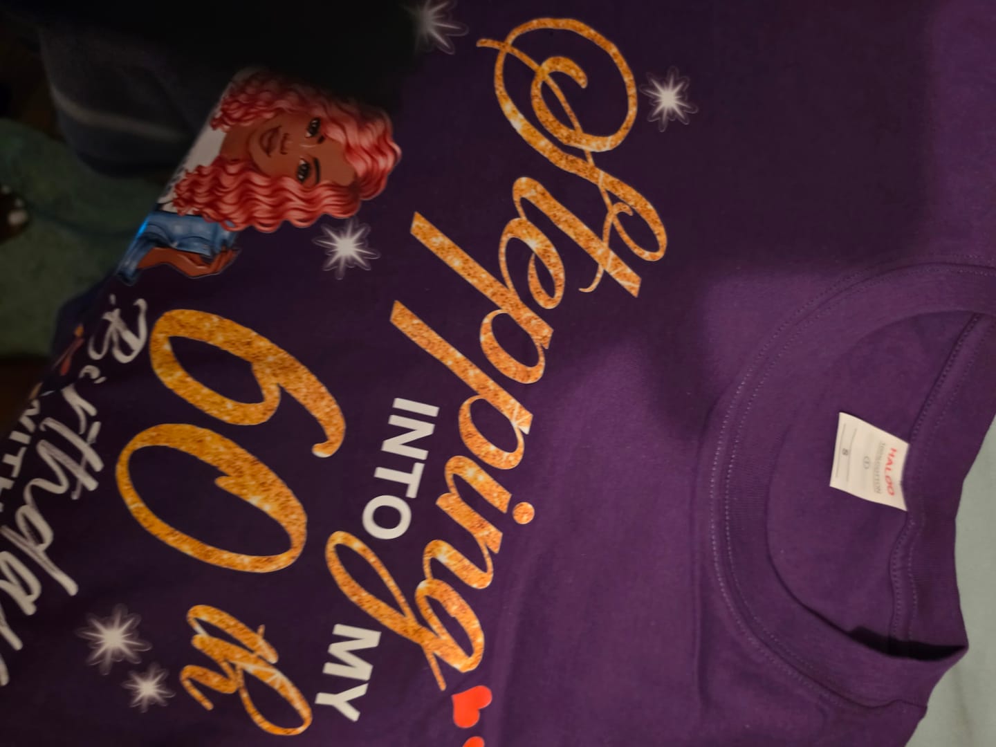 Customer photo review of 60th Birthday With God's Grace & Mercy
