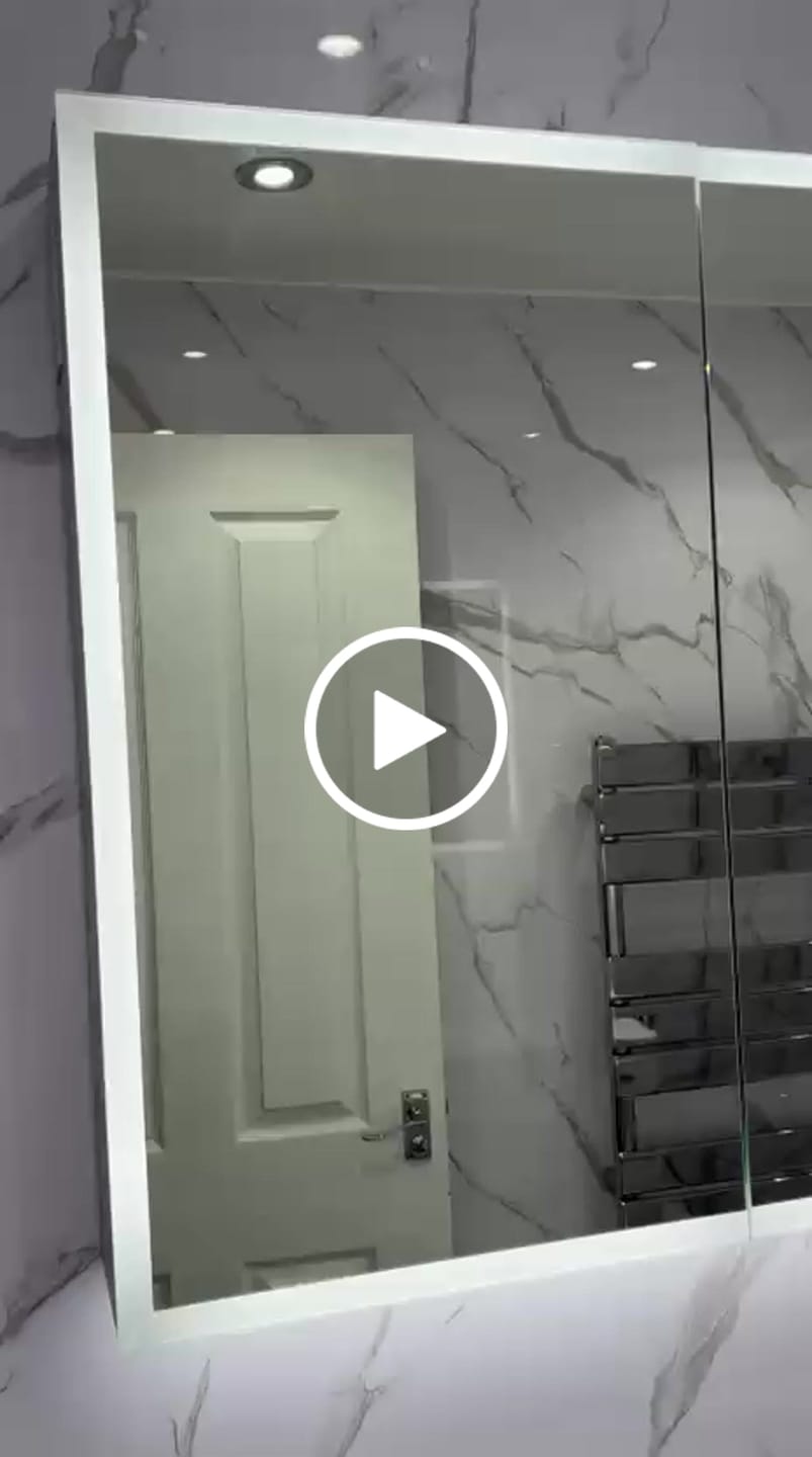 Customer video review of Premium Carrara White Marble Gloss Shower Wall Panel - 1M x 2.4M
