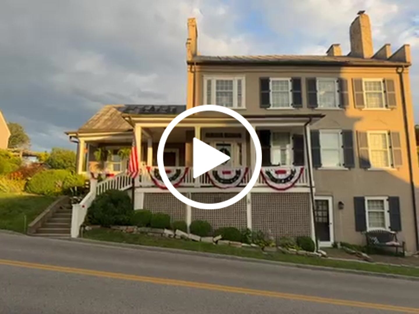 Customer video review of Old Glory Wreath Ribbon