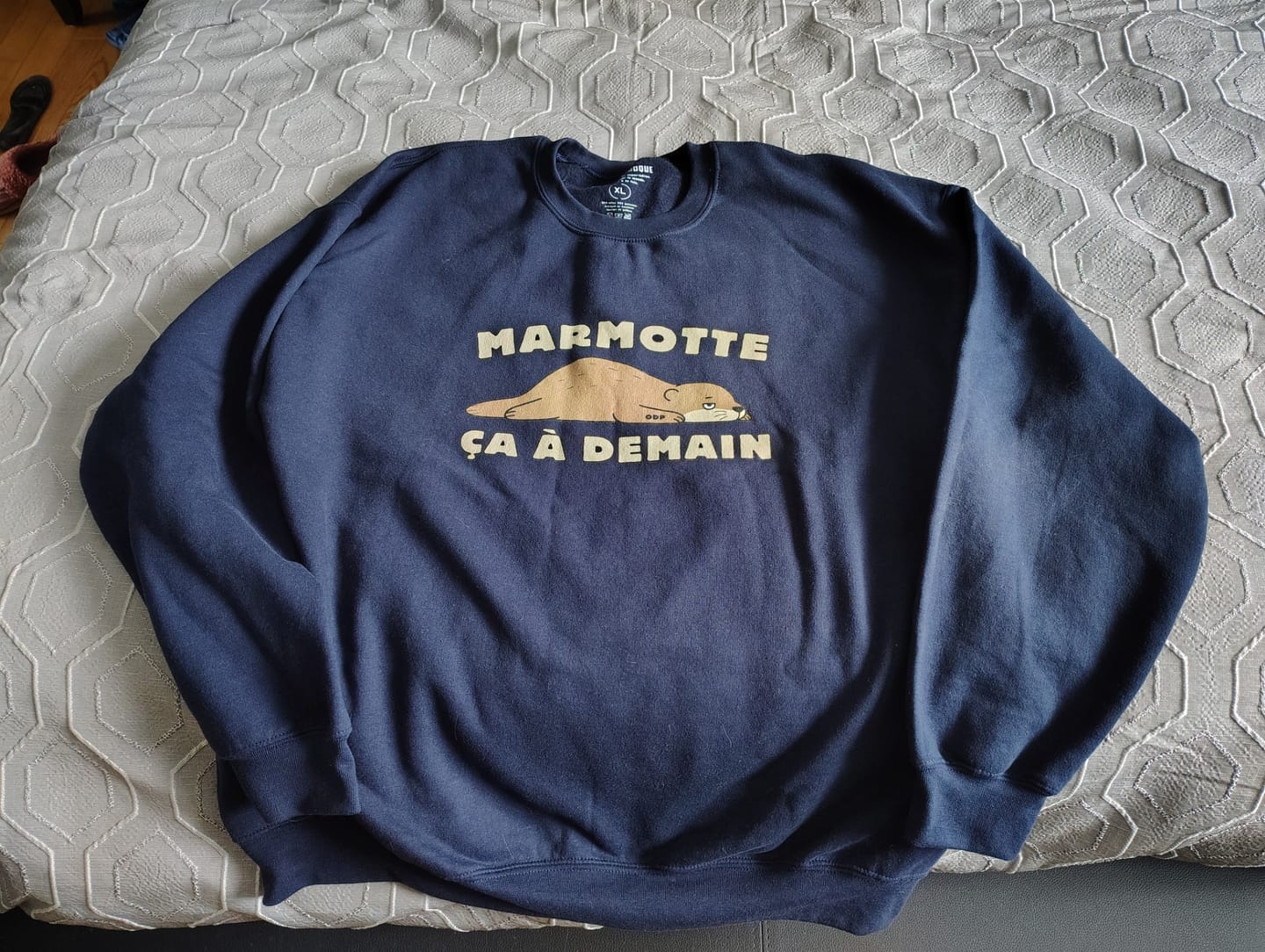 Customer photo review of Sweatshirt Marmotte