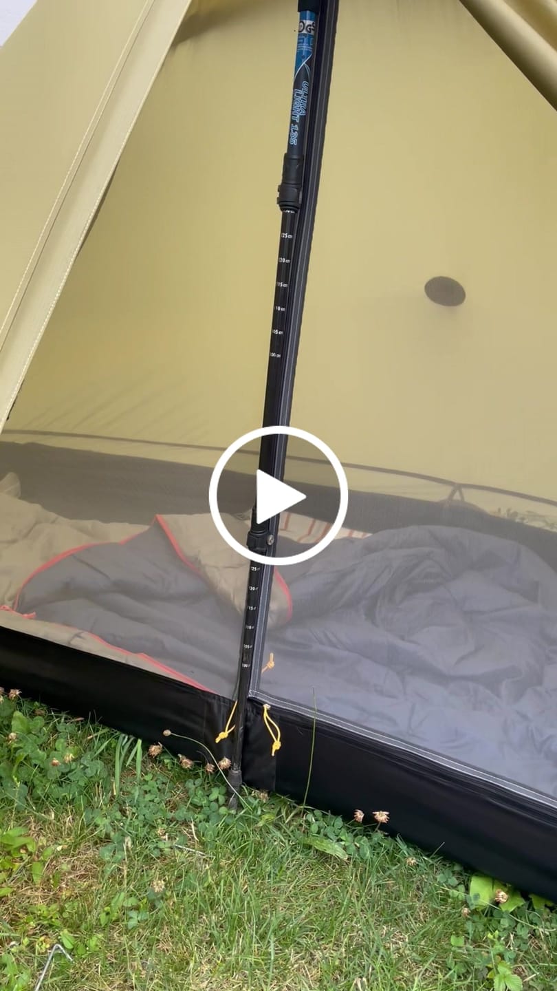 Customer video review of Stangenloses Ultraleichtes 1-Personen Zelt