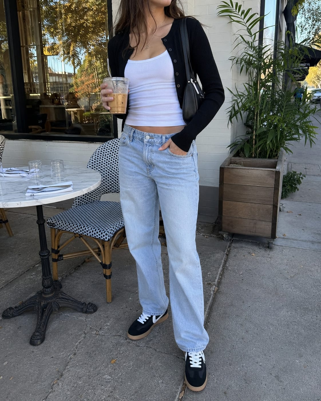 Customer photo review of Lucky Step Retro Court Sneakers