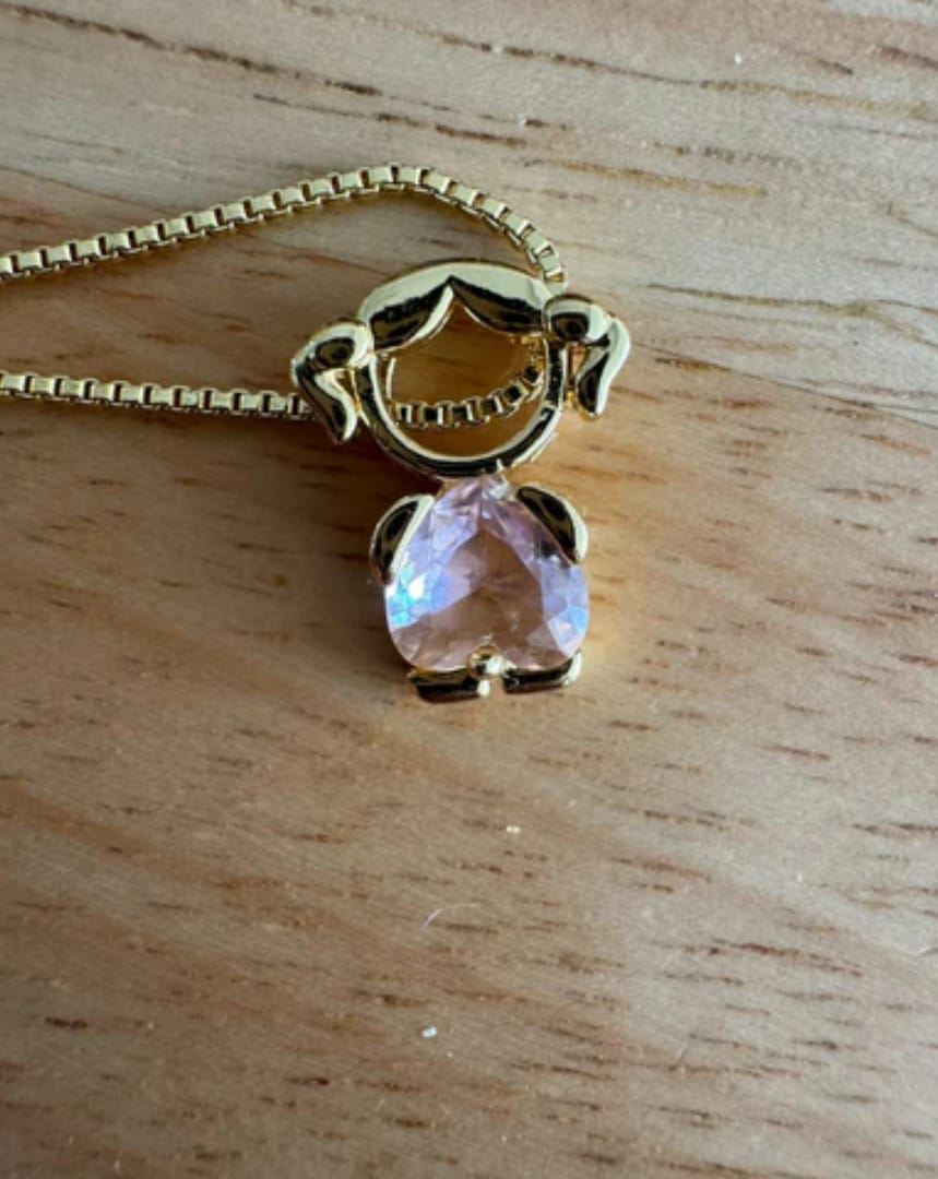 Customer photo review of Collar de Hijos Personalizado