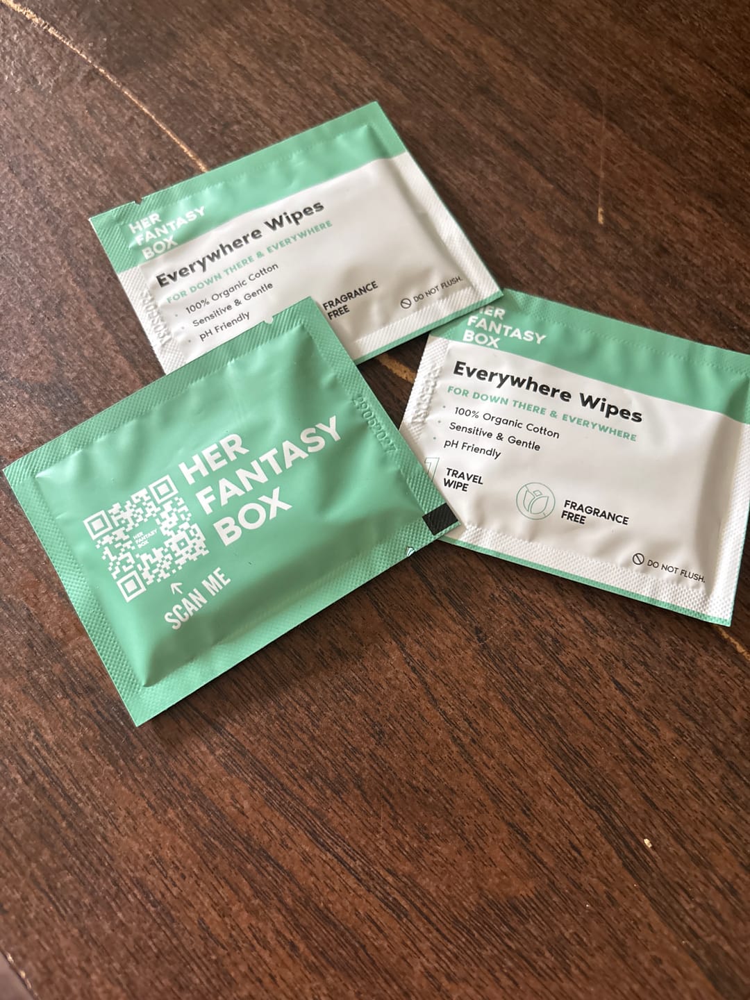 Customer photo review of Everywhere Wipes - Odor Removing Travel Wipes