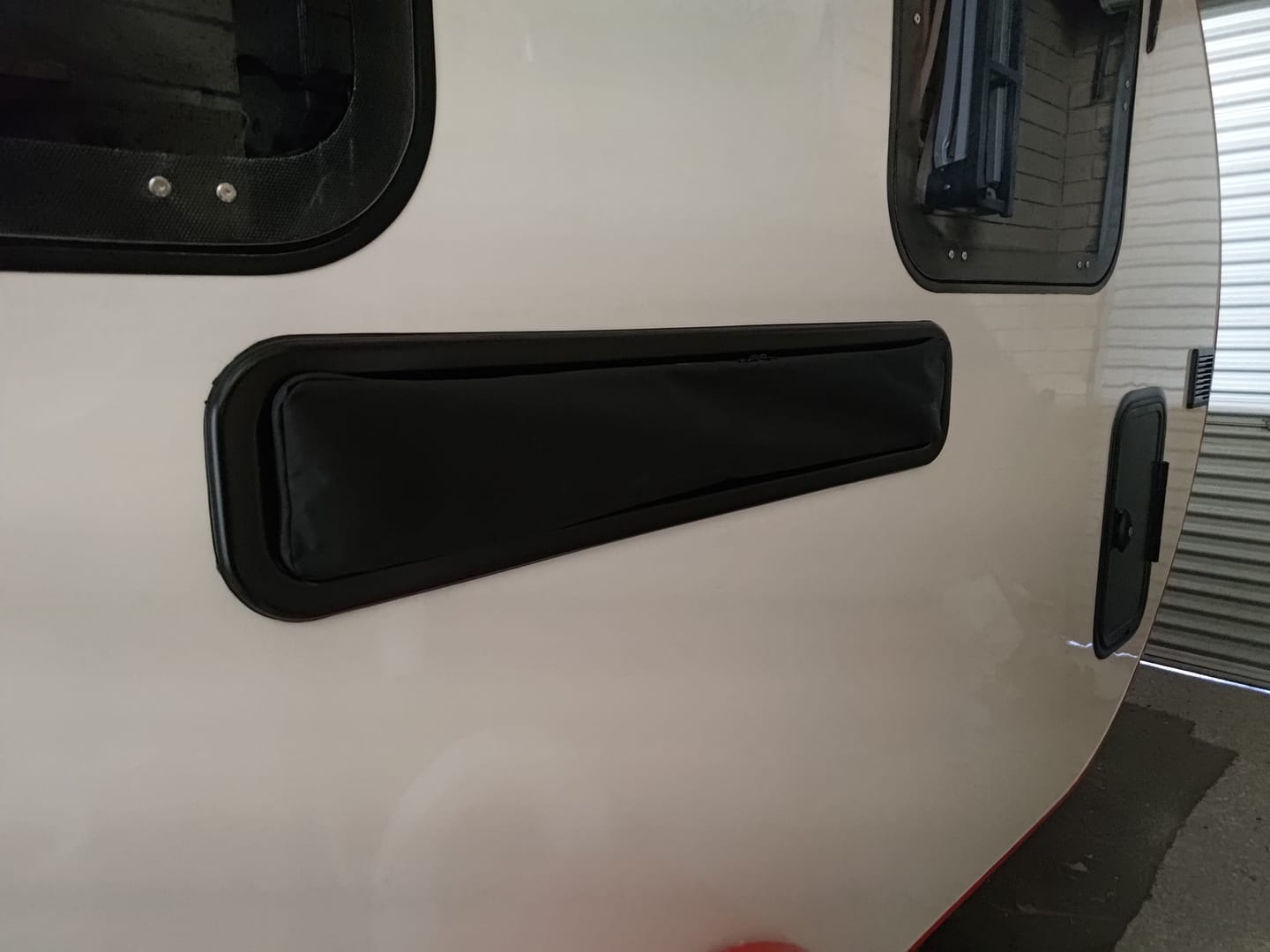Customer photo review of Caravan Wall Mounted Drying Rack - Foldable Indoor and Outdoor