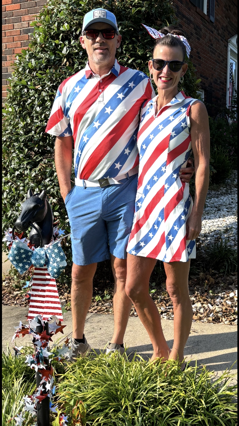 American President Day Women's Golf Sleeveless Zipper Dresses Comes With Separate Matching Shorts golf outfit inspiration from Golf Gentry
