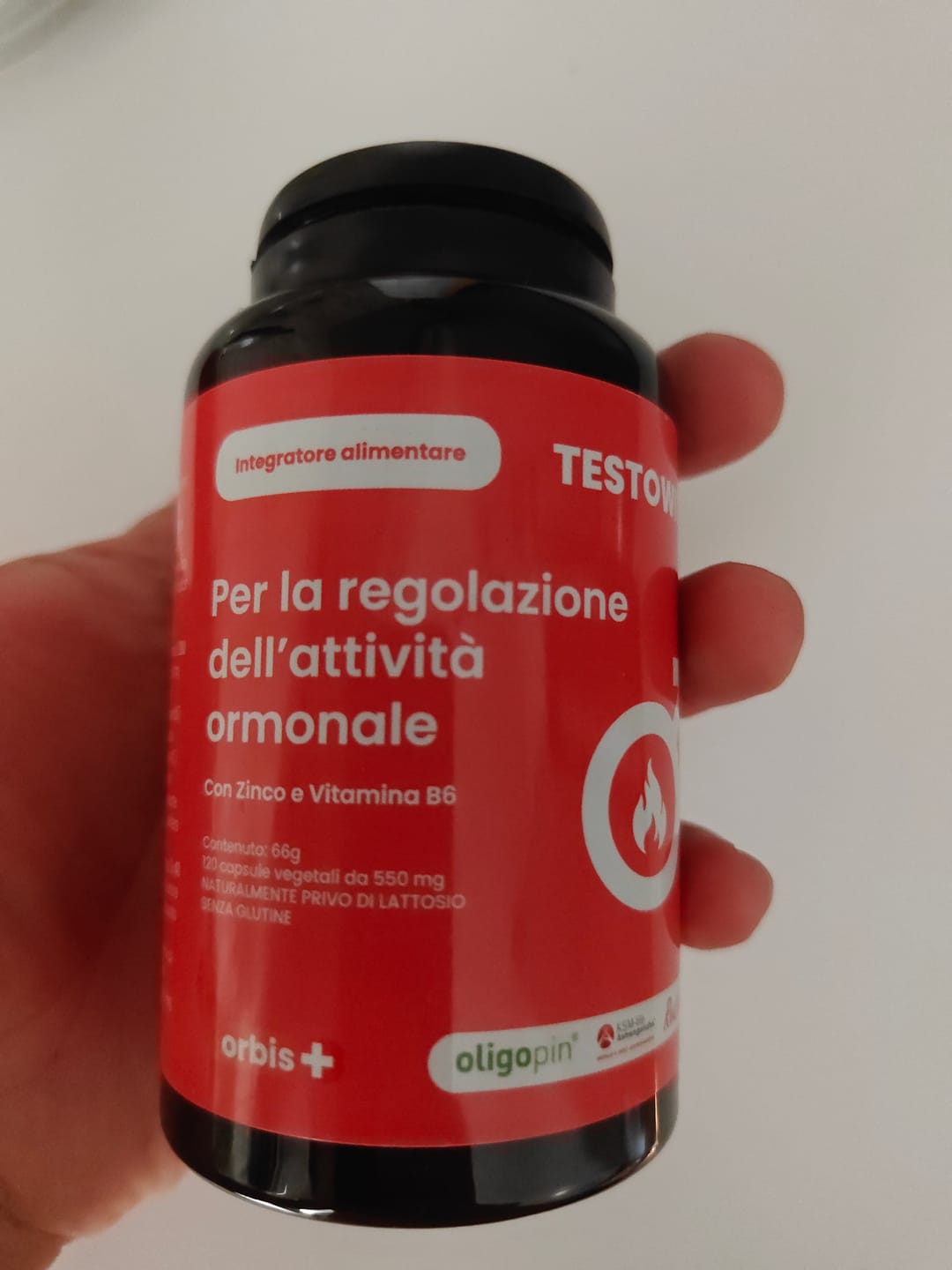 Kundrecension med bild av TESTOWIT – Hormonbalans 120 kapslar NY