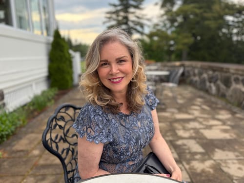 Customer photo review of Nora Dress by Marchesa Notte - RENTAL