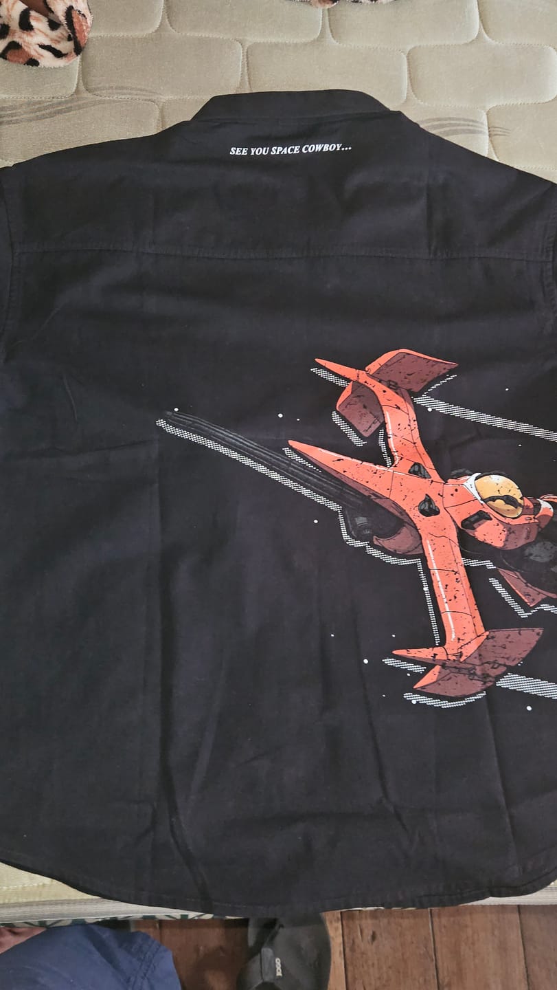 Customer photo review of Camisa Botones Spike Swordfish II - Cowboy Bepop