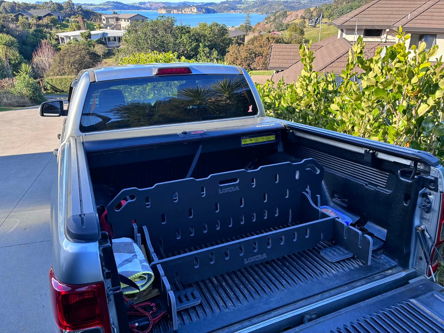 Customer photo review of Ute Tray Storage Divider - Toolbox & Drawer Alternative | LOKRA