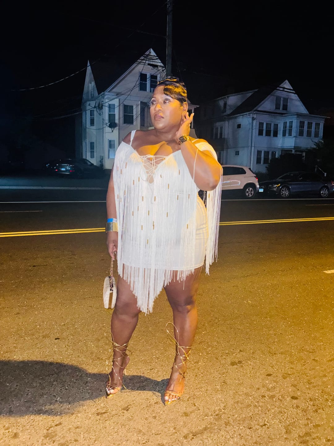 Customer photo review of Its Tina Mini Dress