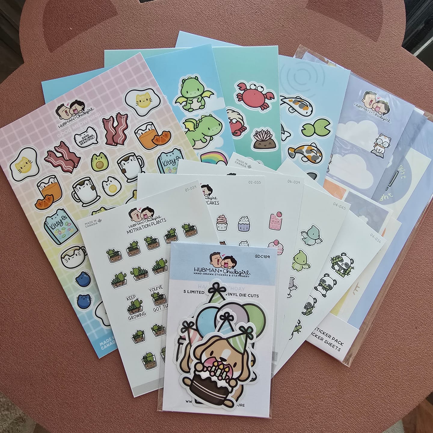 Customer photo review of Sticker Sampler Set
