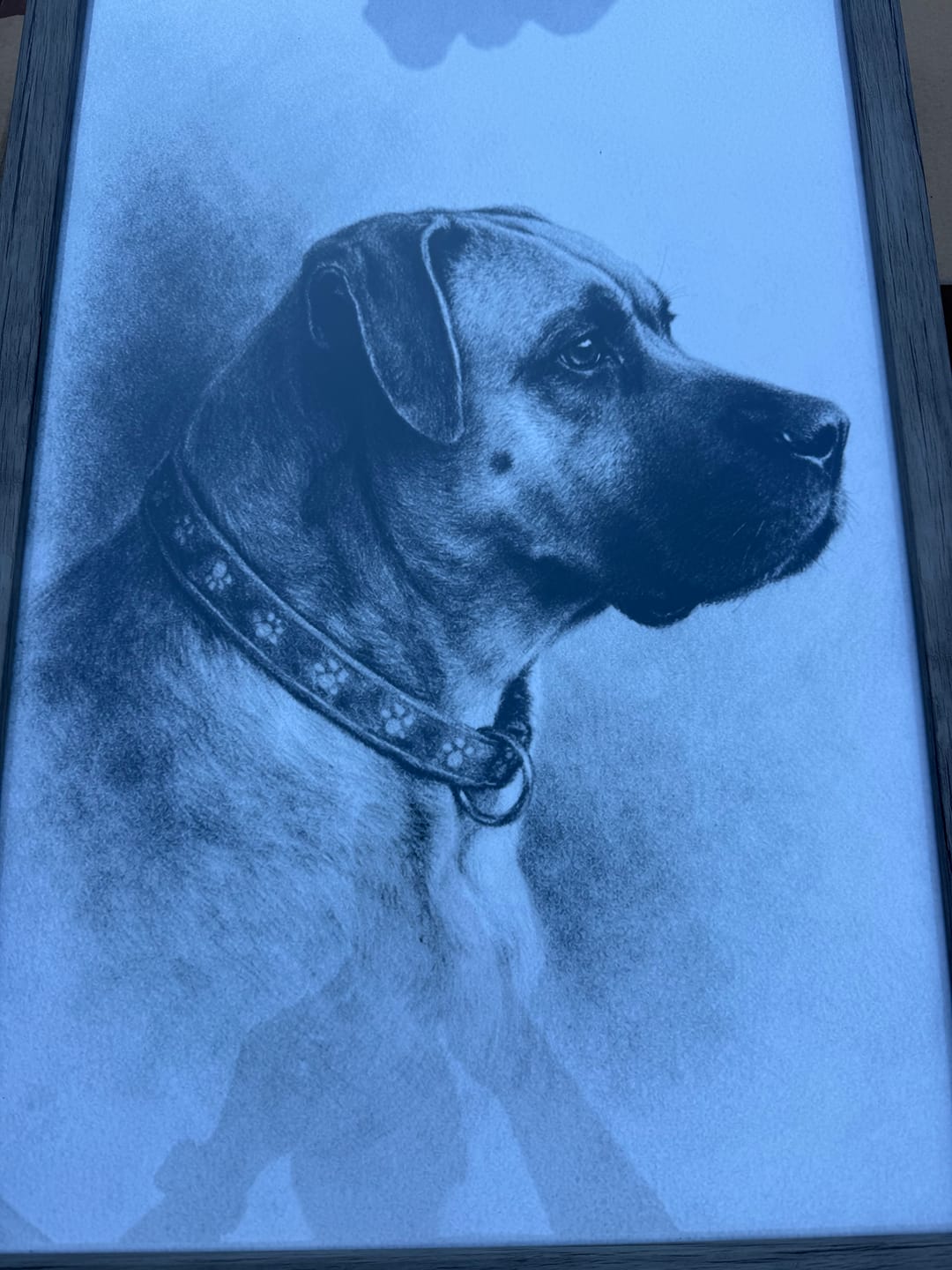 Customer photo review of Charcoal - Personalized Poster