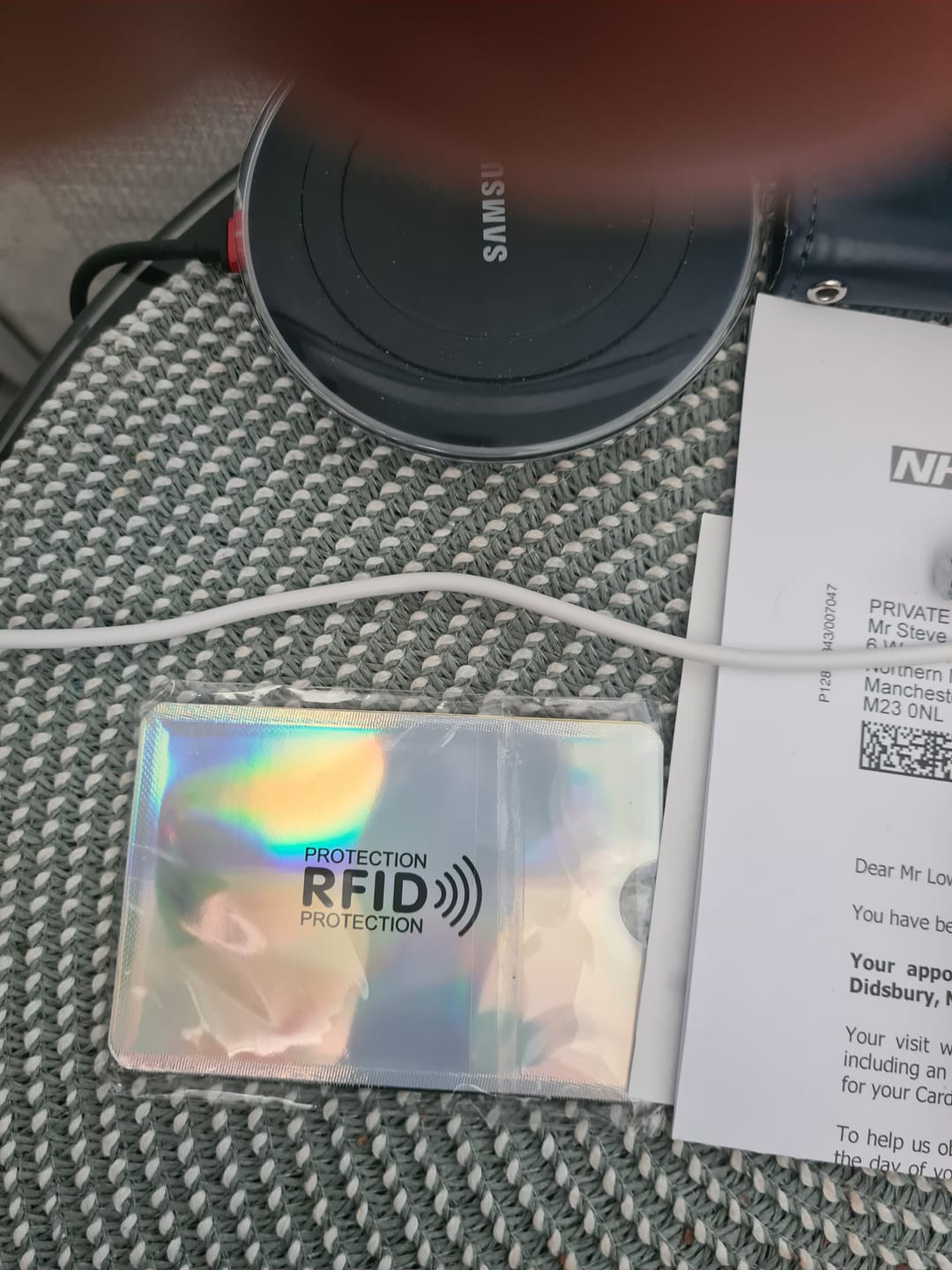 Customer photo review of RFID Blocking Sleeves: Slim & Lightweight Protection for Credit & ID Cards