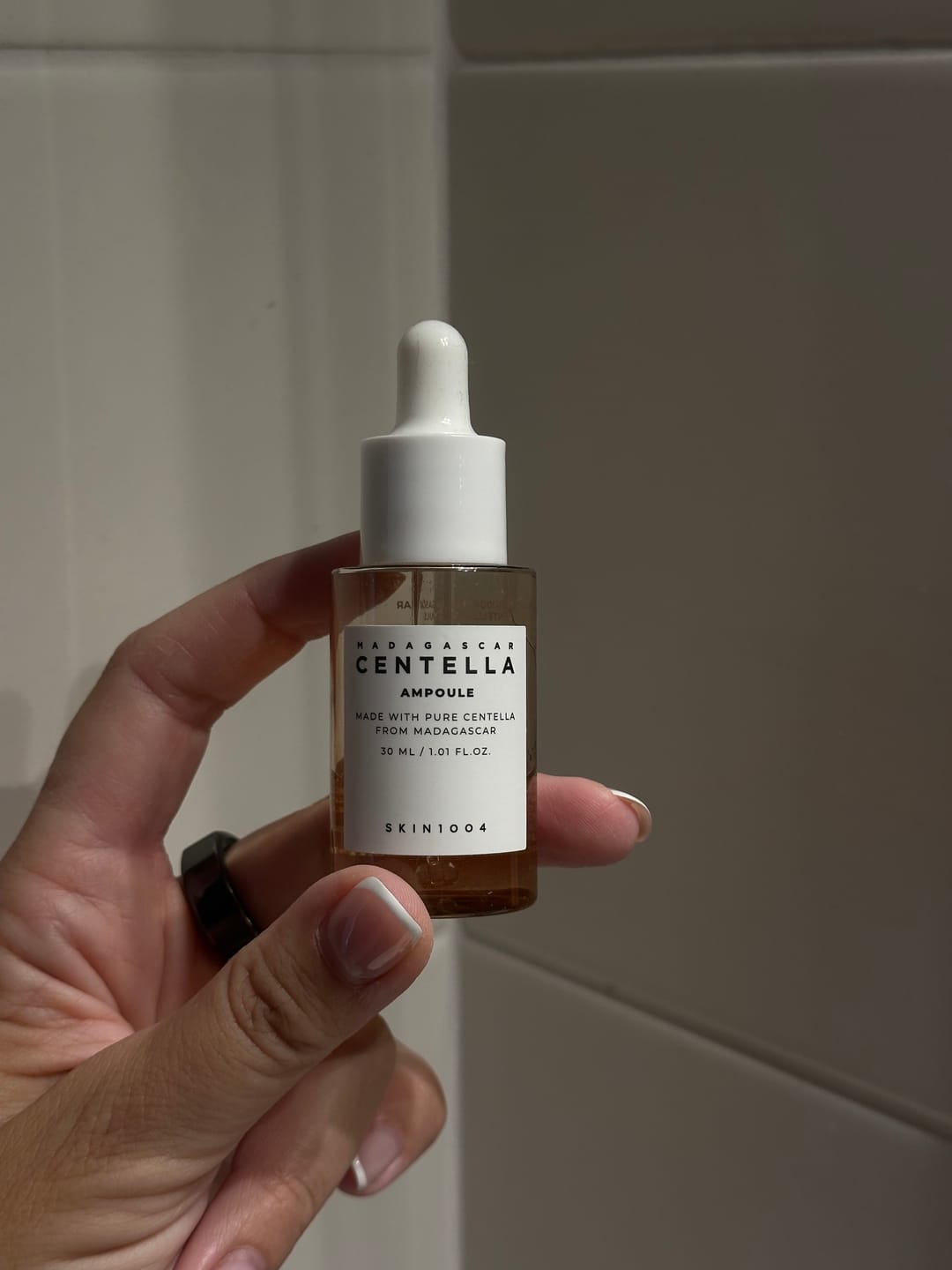 Customer photo review of Ampula ar azijas centellas ekstraktu SKIN1004 Madagascar Centella Ampoule