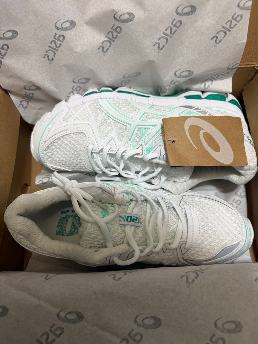 Customer photo review of ASICS Gel-Kayano 20 'Illuminate Mint'