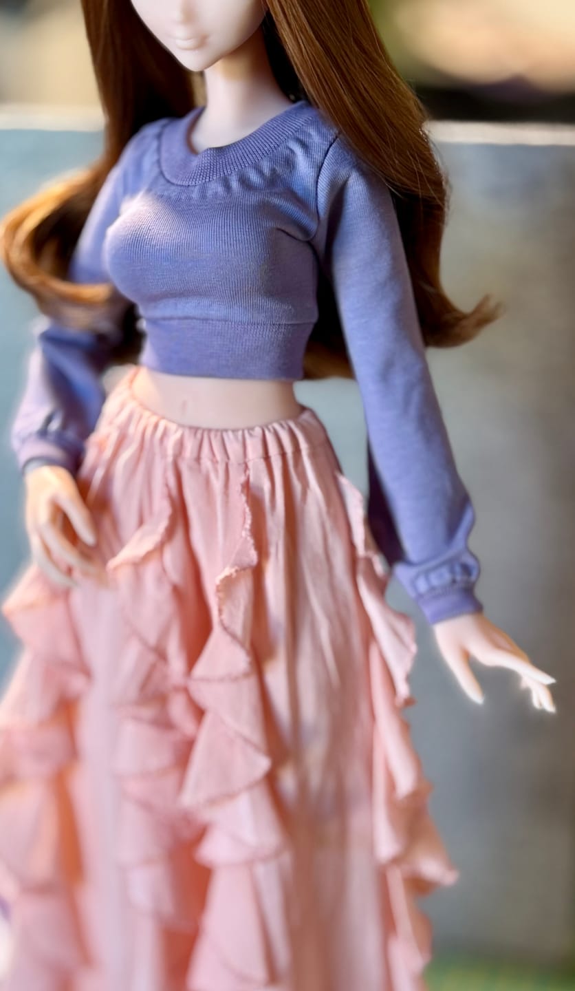 Customer photo review of Smooth Tubular Cuffing Fabric