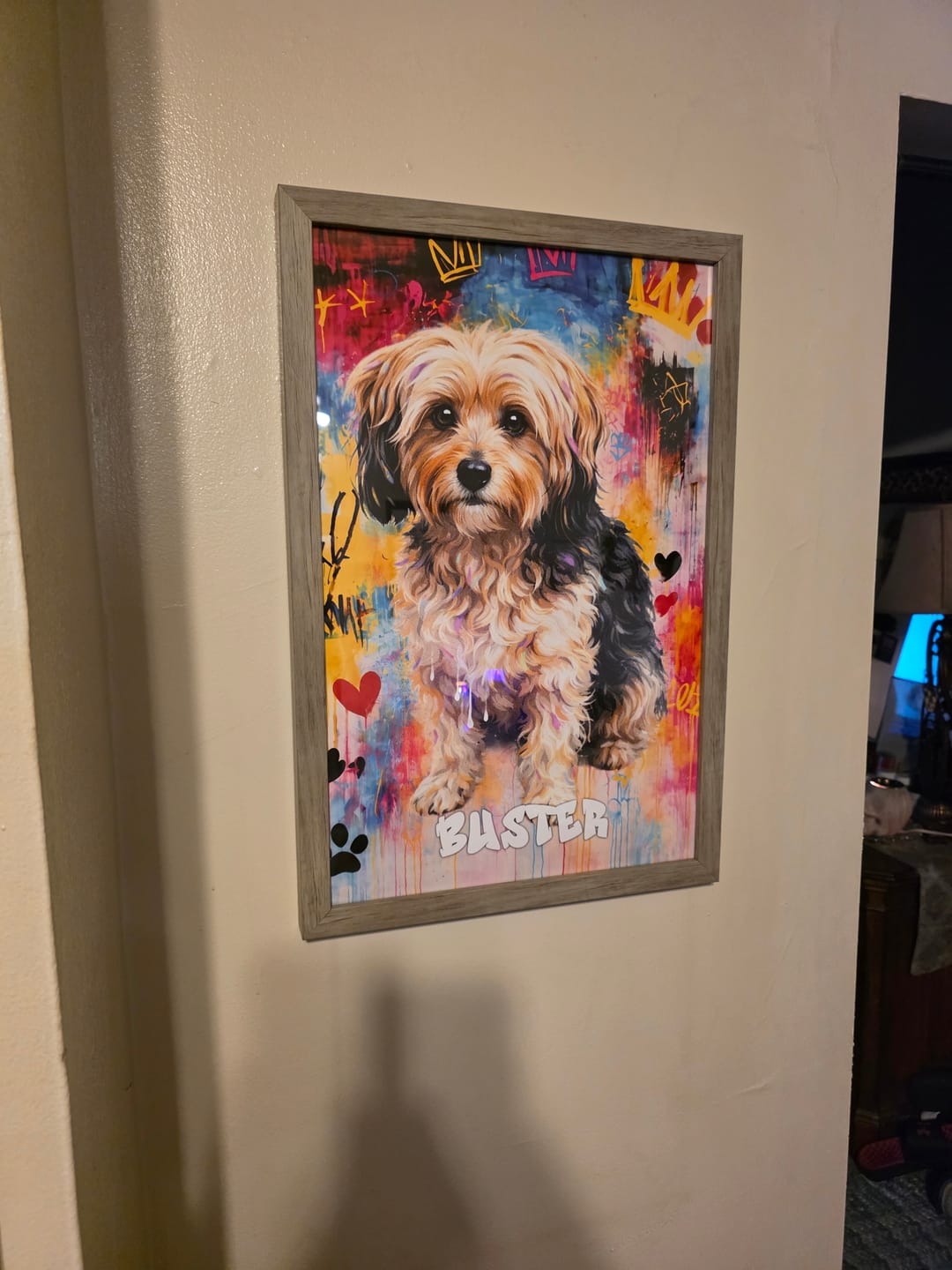 Customer photo review of Graffiti - Personalized Poster