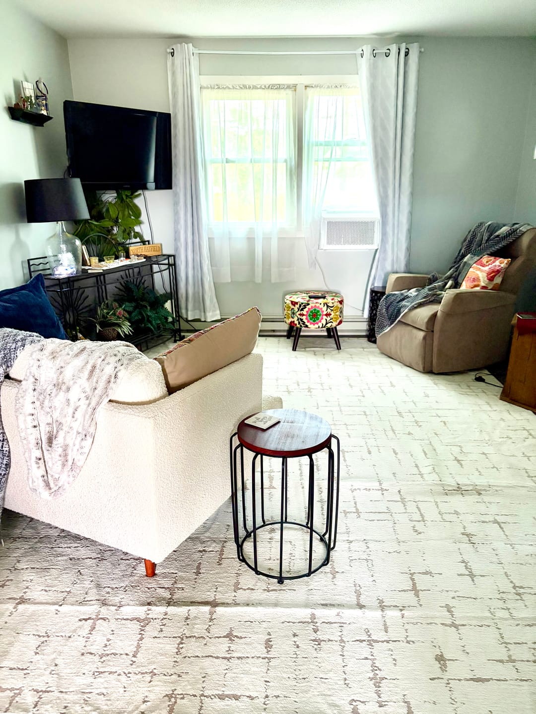 Customer photo review of Camille Washable Area Rug - Beige