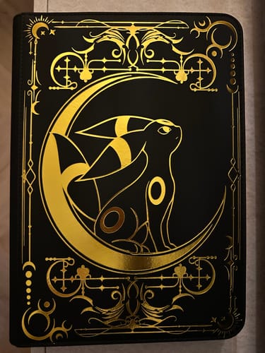 Customer photo review of Lunar Shadow 9-Pocket Trading Card Binder