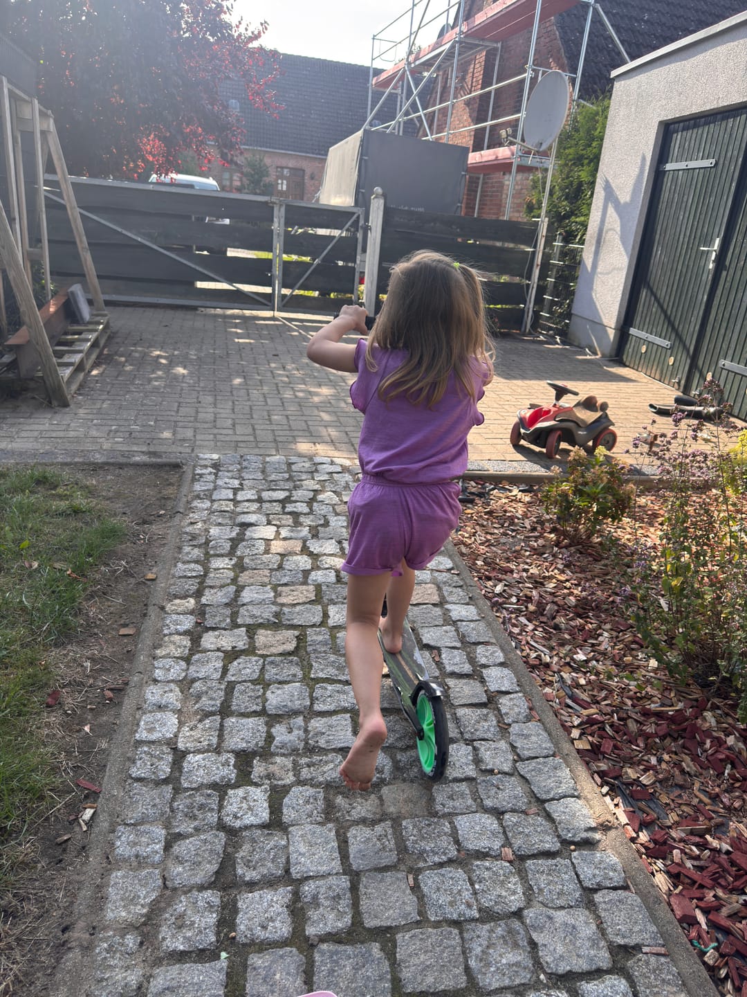 Customer photo review of Neu: Sommermerino Kinder Shorts