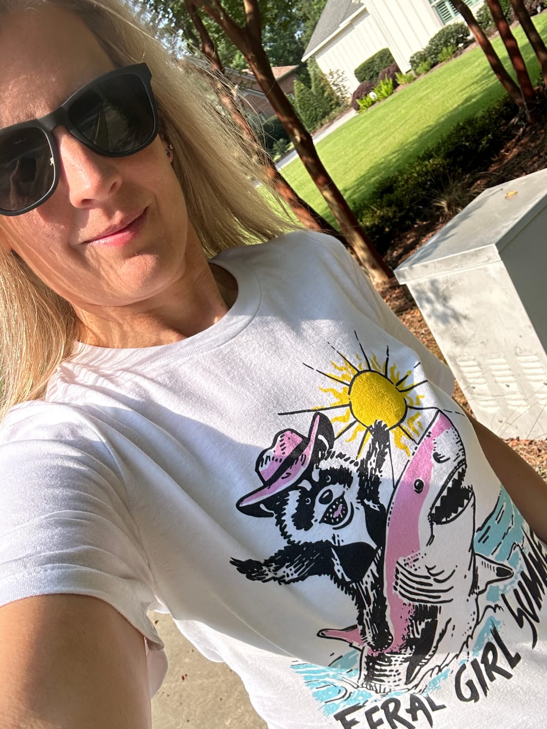 Customer photo review of Feral Girl Summer Tee