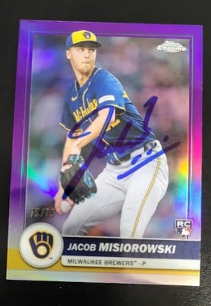 Customer photo review of Jacob Misiorowski Autograph Signing