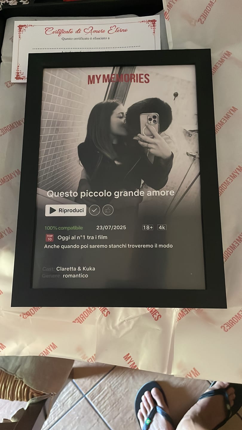 Customer photo review of MyMemories - Poster Netflix