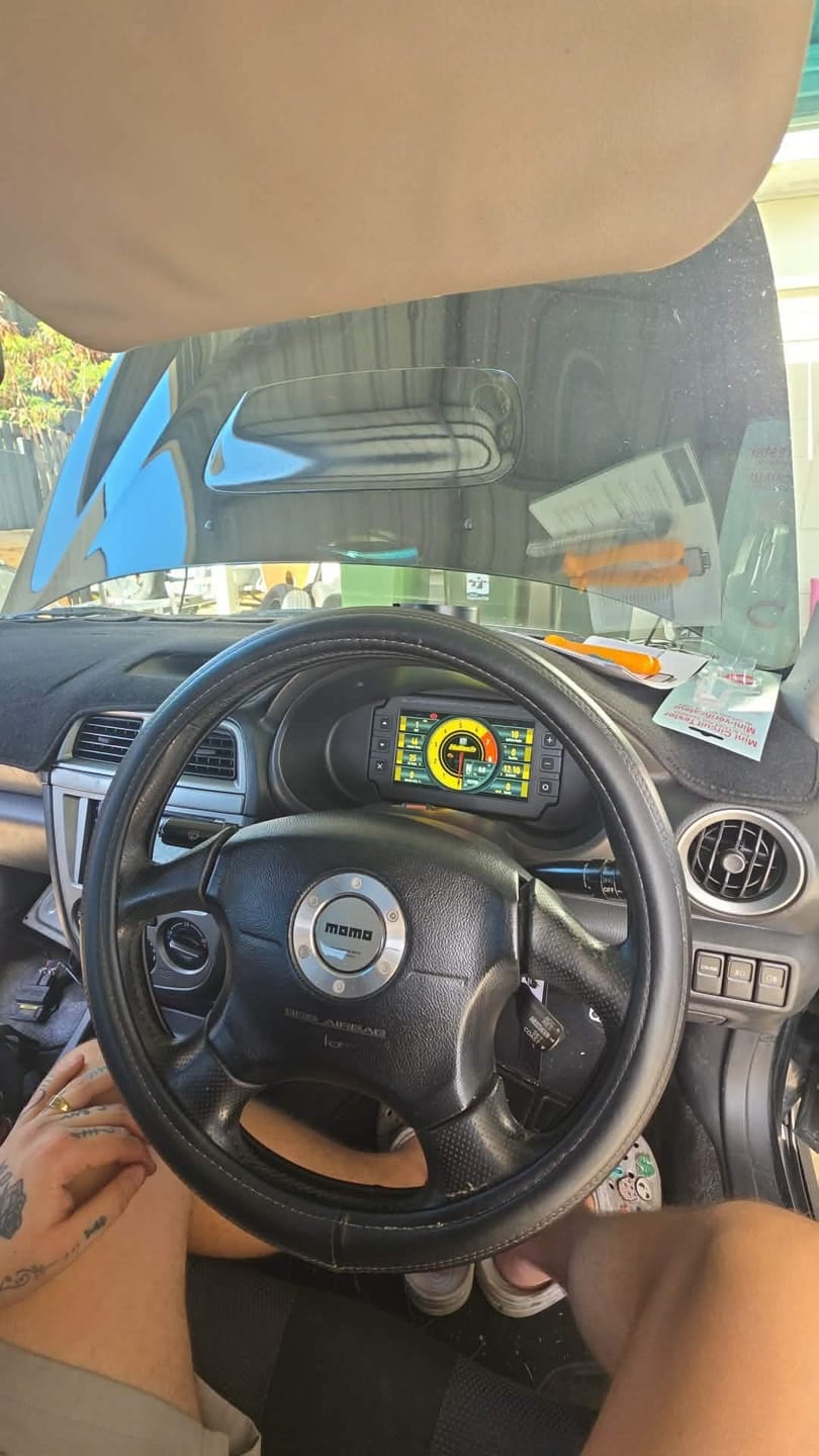 Customer photo review of Haltech iC-7 Dash and Recessed Cluster Mount Combo HT-067010