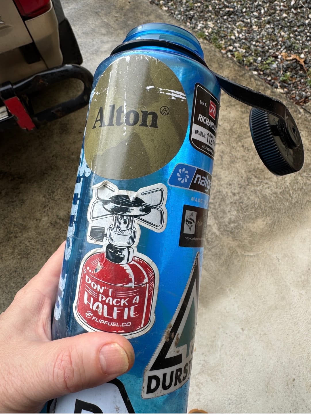 Customer photo review of Alton Bumper Sticker