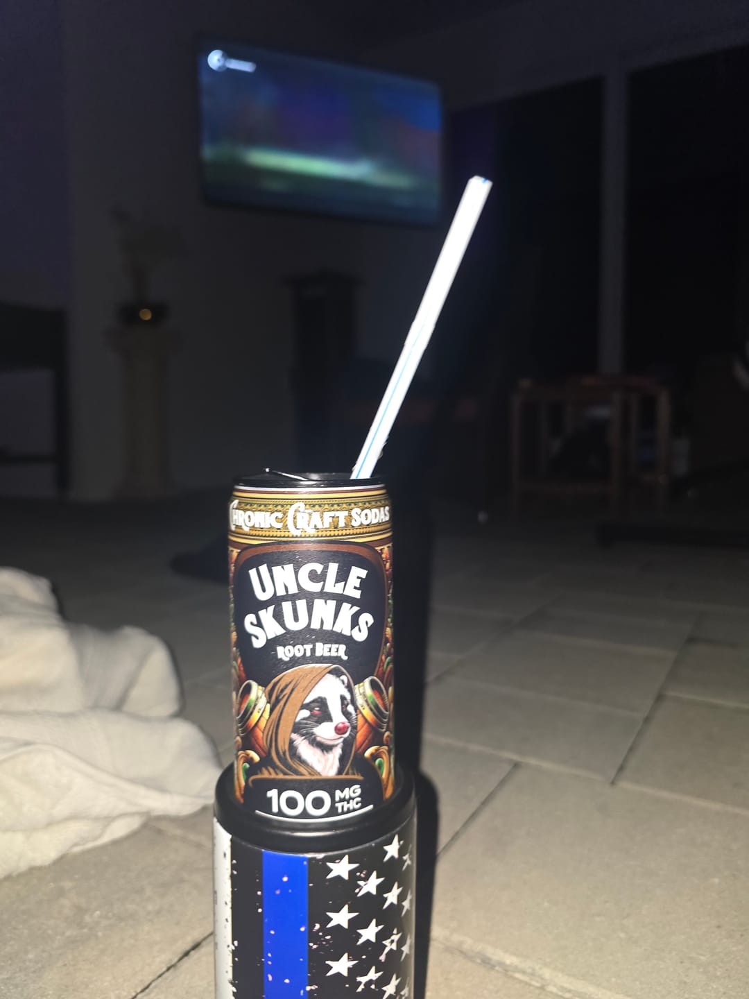 Customer photo review of Root Beer | 100 mg | 12oz Chronic Craft Soda