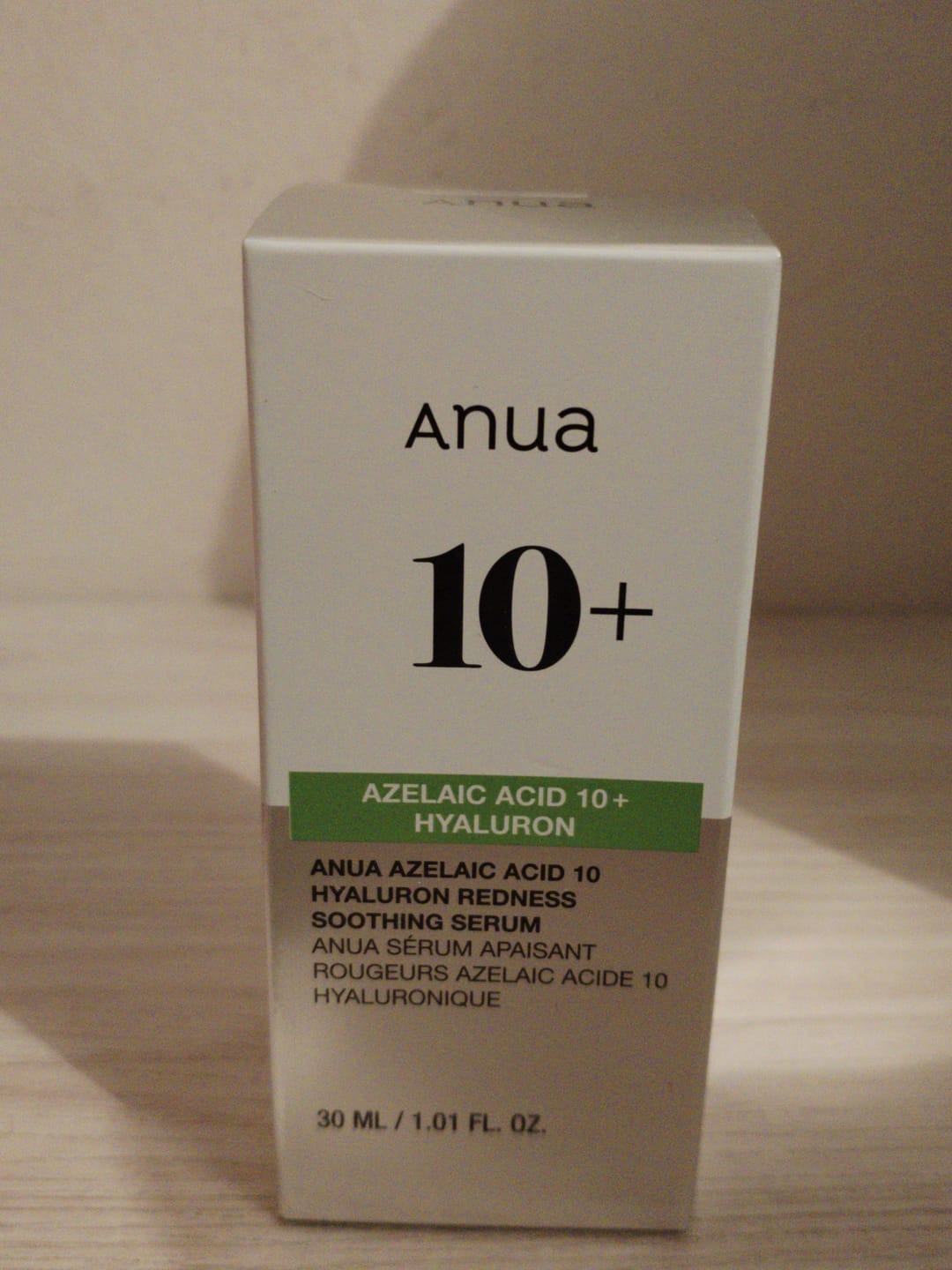 Customer photo review of Azelaic Acid 10 Hyaluron Redness Soothing Serum