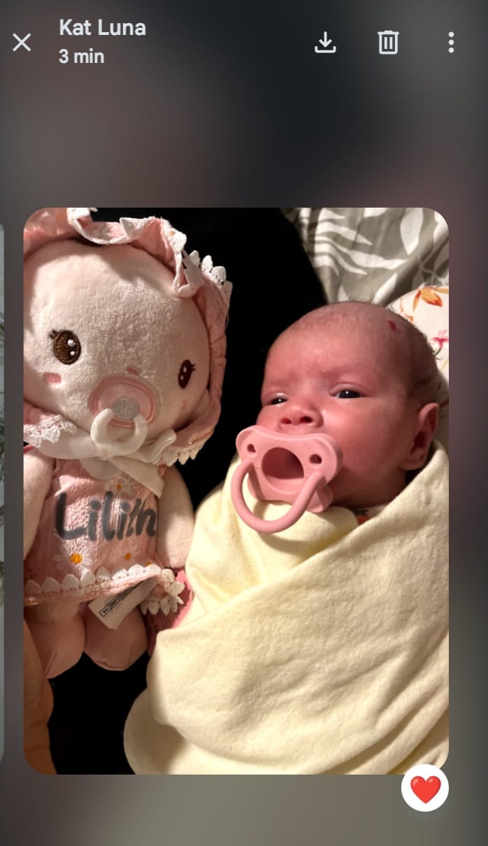 Customer photo review of Personalized Daisy Baby Girl