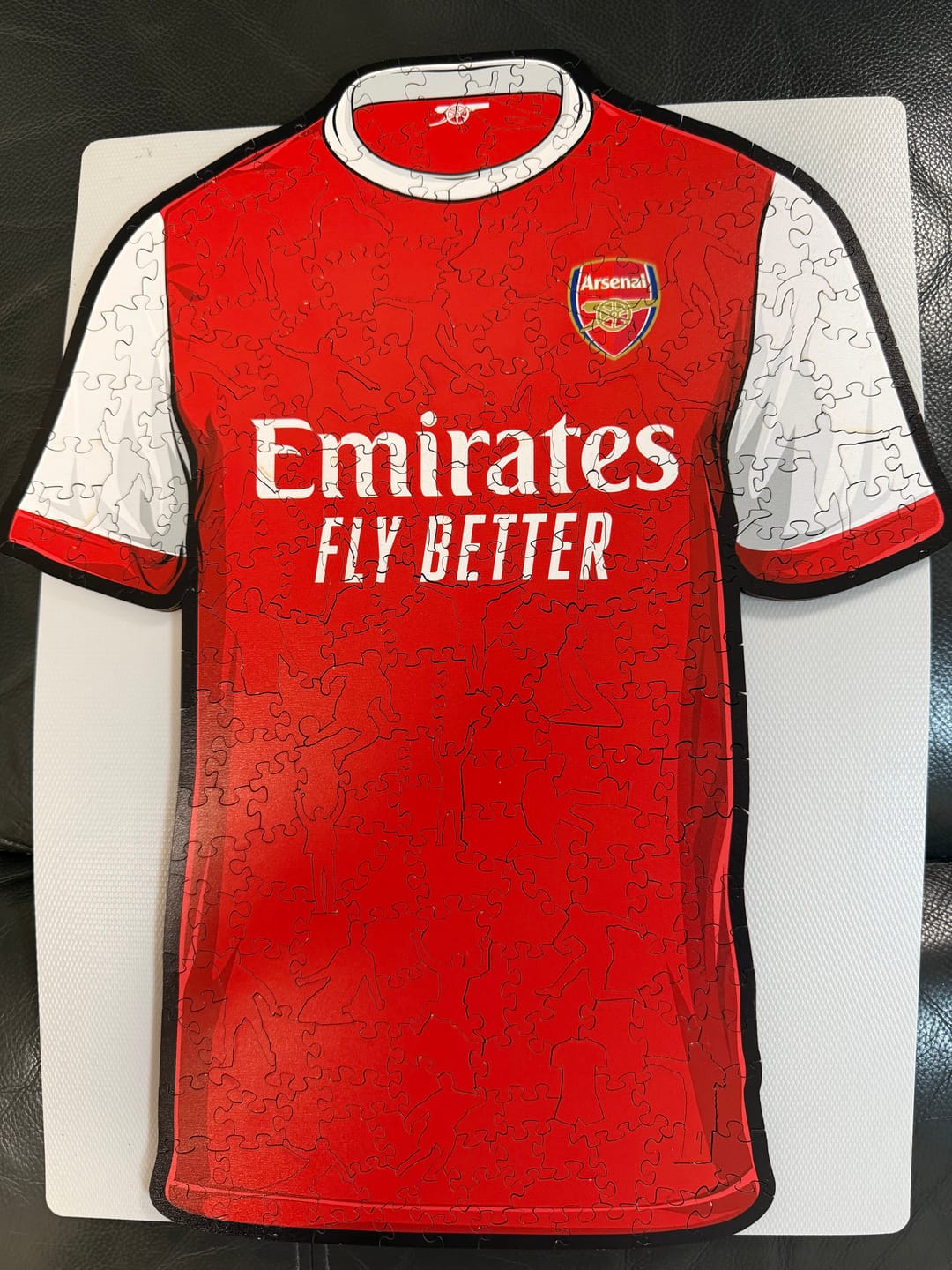 Customer photo review of Arsenal FC® Jersey - Wooden Puzzle