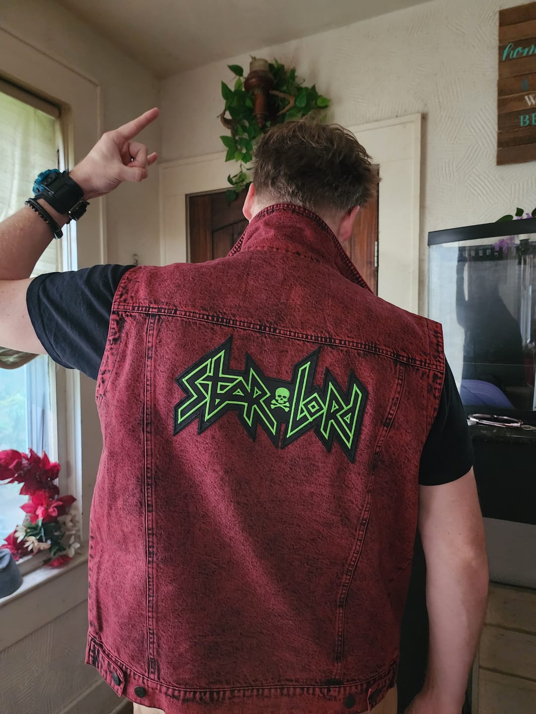 Customer photo review of The Altars Of Redness - Vest
