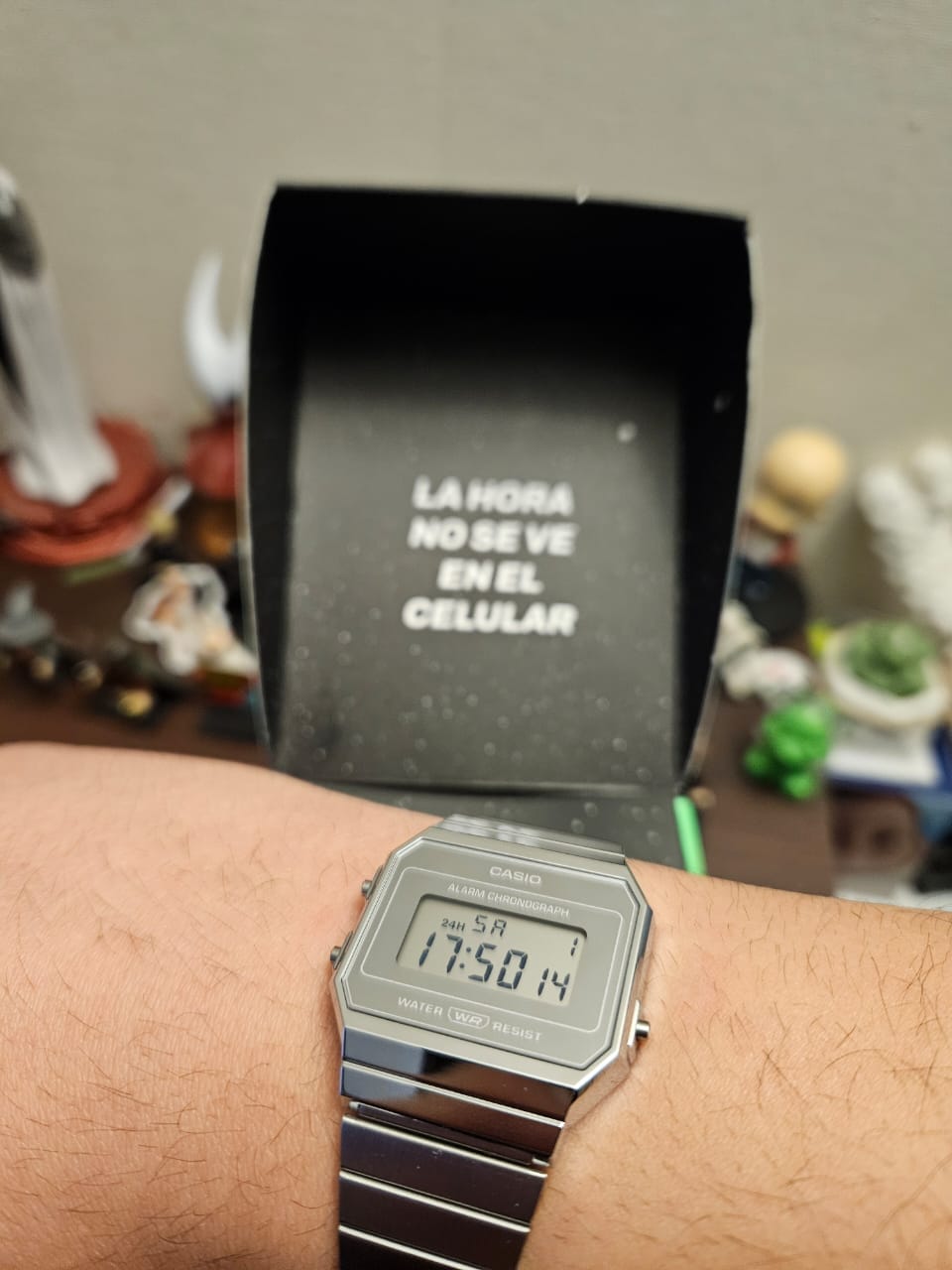 Customer photo review of Reloj Casio Vintage A700WEV-7A Plateado Slim