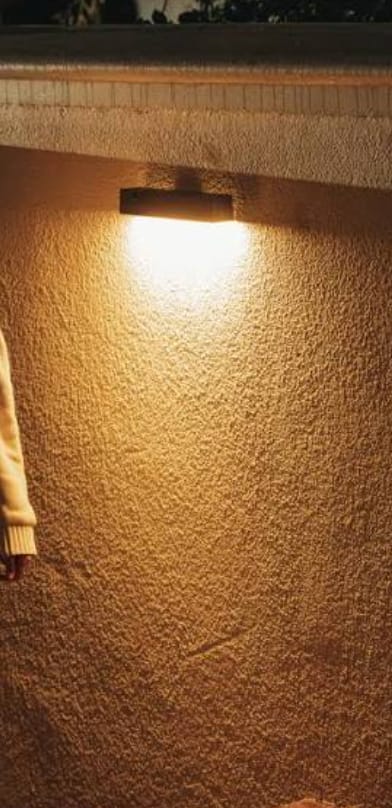 Customer photo review of Solar Wall Light with Motion Sensor