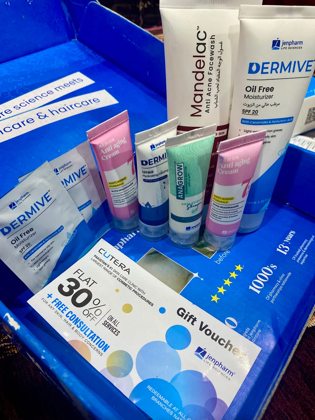 Customer photo review of MandelAC Facewash
