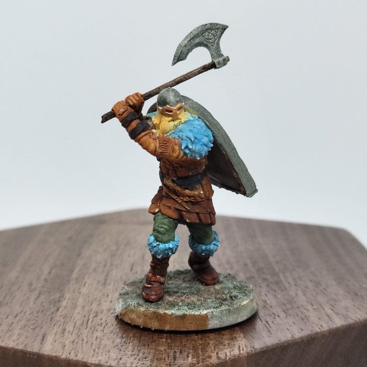 Customer photo review of KICKSTARTER FREE ''VIking Warrior Presupported 3D Model